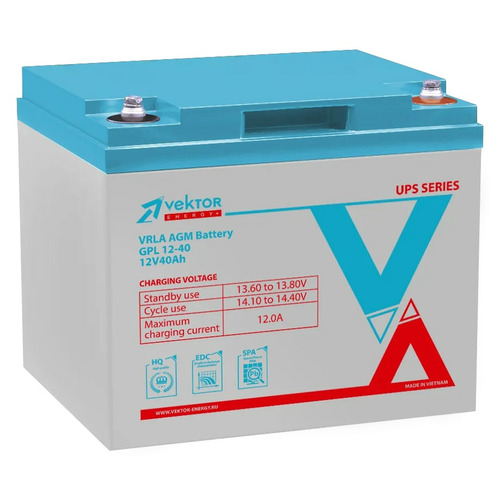 Аккумулятор Vektor Energy GPL 12-40S