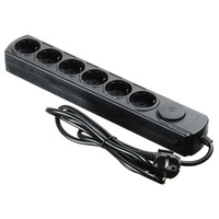 Сетевой фильтр Ippon BK232 3м (6 розеток) черный Сетевой фильтр Ippon BK232 3м (6 розеток) черный